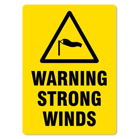 high wind - warning